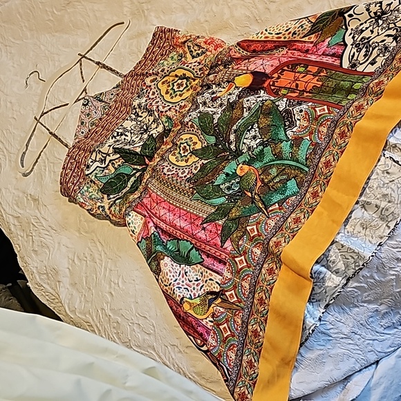 Farm rio medium faux wrap parrot toucan 🦜 dress - Picture 8 of 10